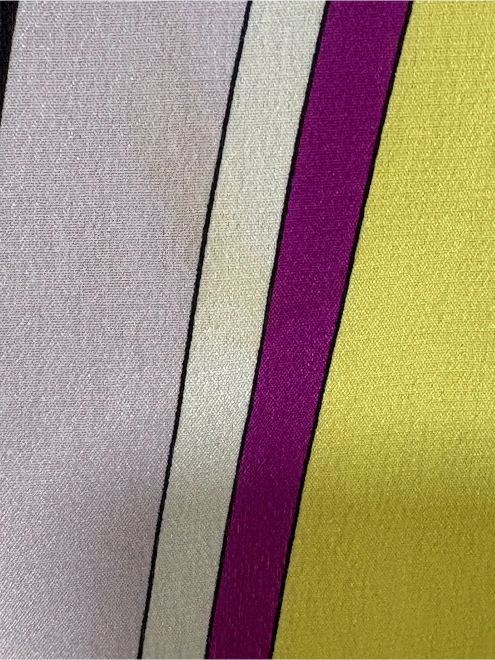 Emilio Pucci Vintage Geometric Silk Scarf 12.5”x 51”